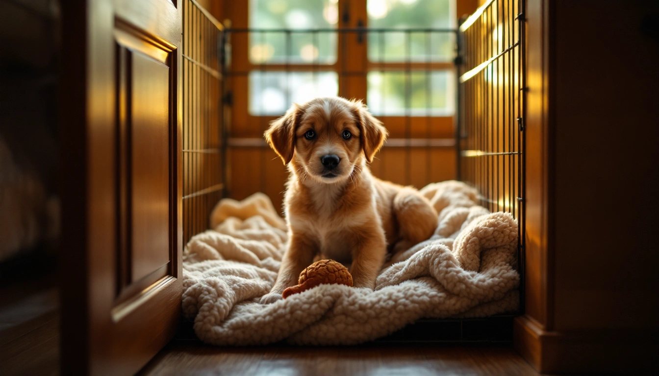 Transitioning Puppy Out of Crate at Night: The Steps